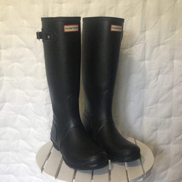 Hunter Rain Boots--matte black - Picture 4 of 11